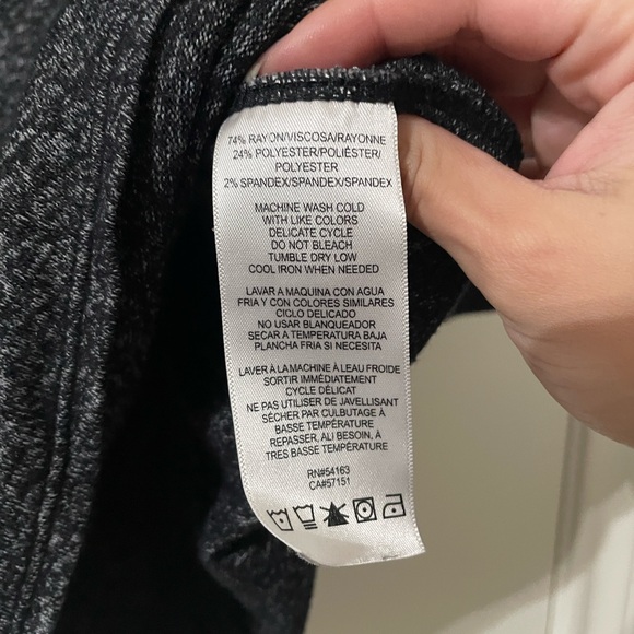 Calvin Klein Black and Gray Women's Hoodie - Picture 6 of 7